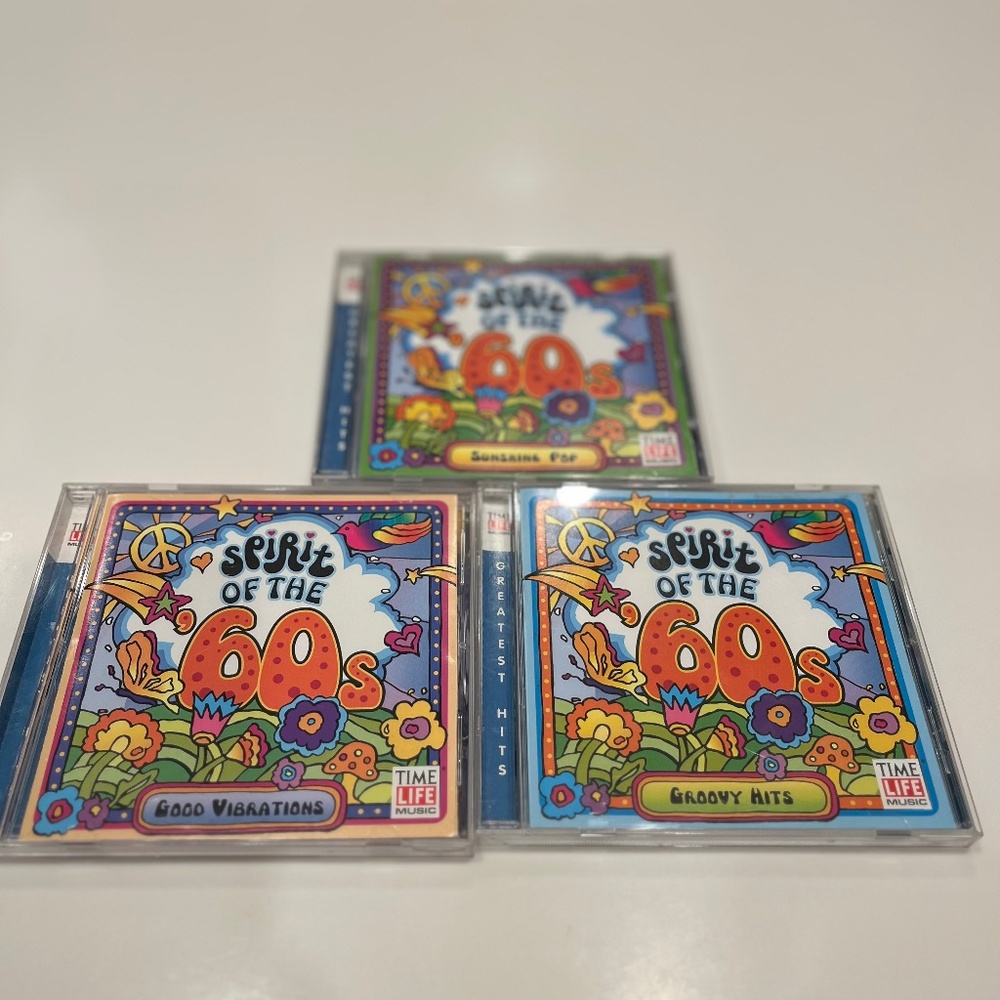 Time-Life Music Spirit of the 60s CD Collection 3 CDs 36 Hits